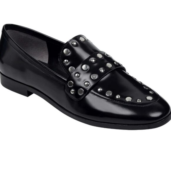 🔥NIB Marc Fisher Zimma Studded Leather Loafers Size 7.5 - Picture 1 of 14